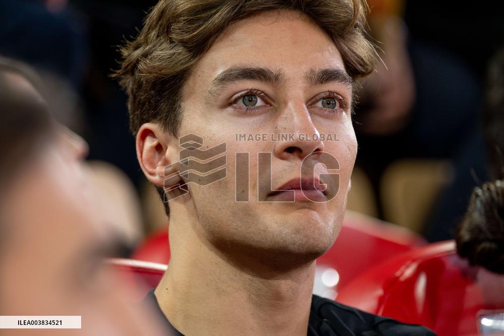 F1 Driver George Russell And Girlfriend At Basketball Match - Monaco