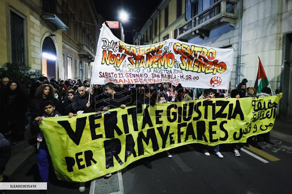 Demonstration And Procession In Memory Of Ramy Elgani - Milan