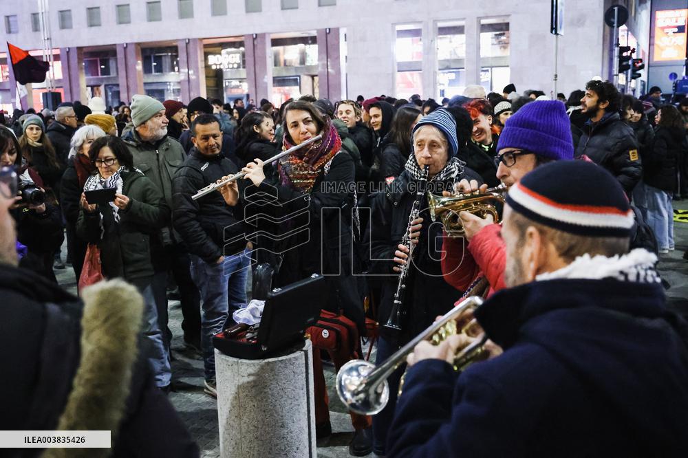 Demonstration And Procession In Memory Of Ramy Elgani - Milan