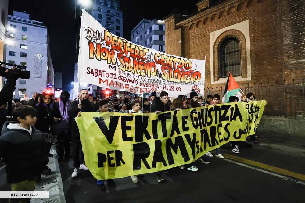 Demonstration And Procession In Memory Of Ramy Elgani - Milan
