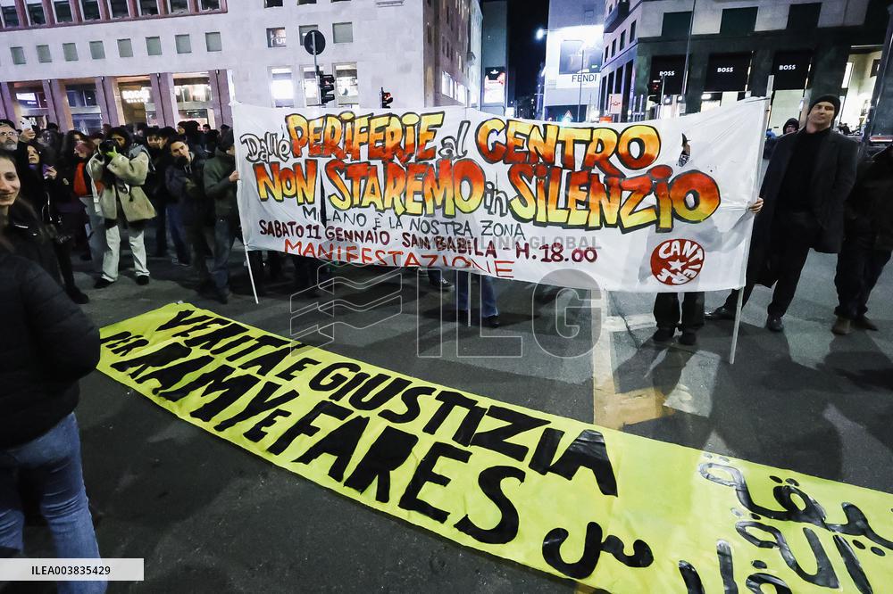 Demonstration And Procession In Memory Of Ramy Elgani - Milan