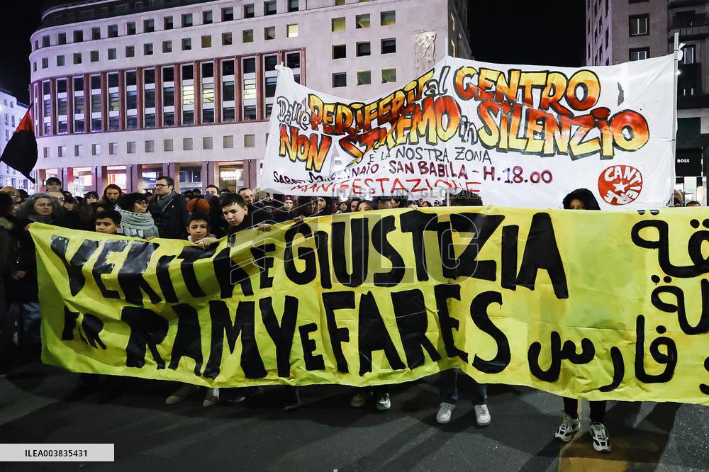 Demonstration And Procession In Memory Of Ramy Elgani - Milan