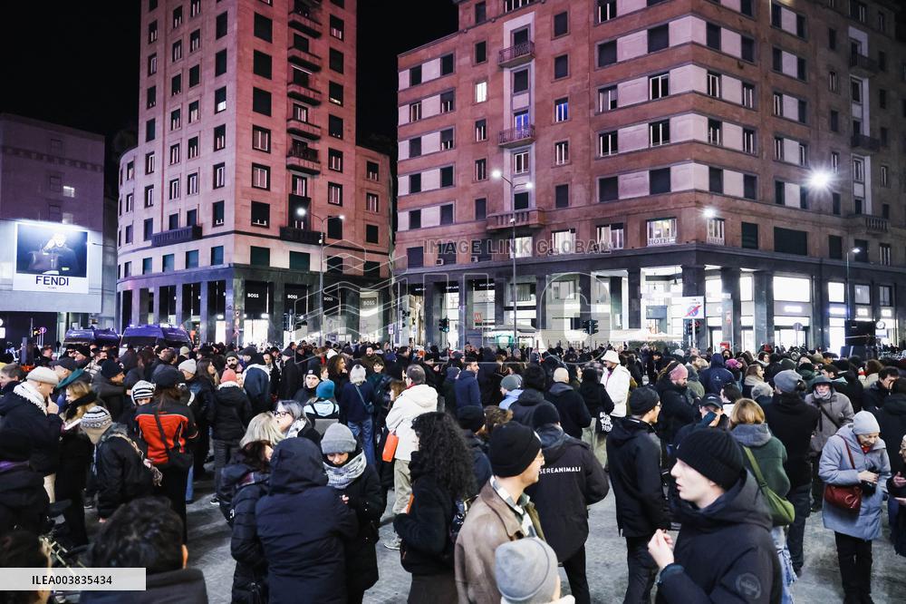 Demonstration And Procession In Memory Of Ramy Elgani - Milan