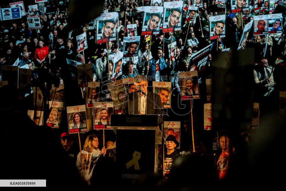 Ceasefire And Hostage Deal Protest - Tel Aviv