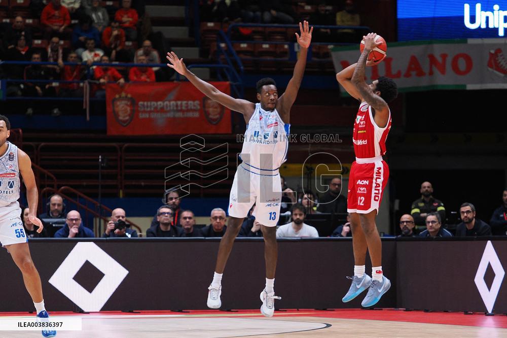 BASKET - Serie A - EA7 Emporio Armani Milano vs Unahotels Reggio Emilia