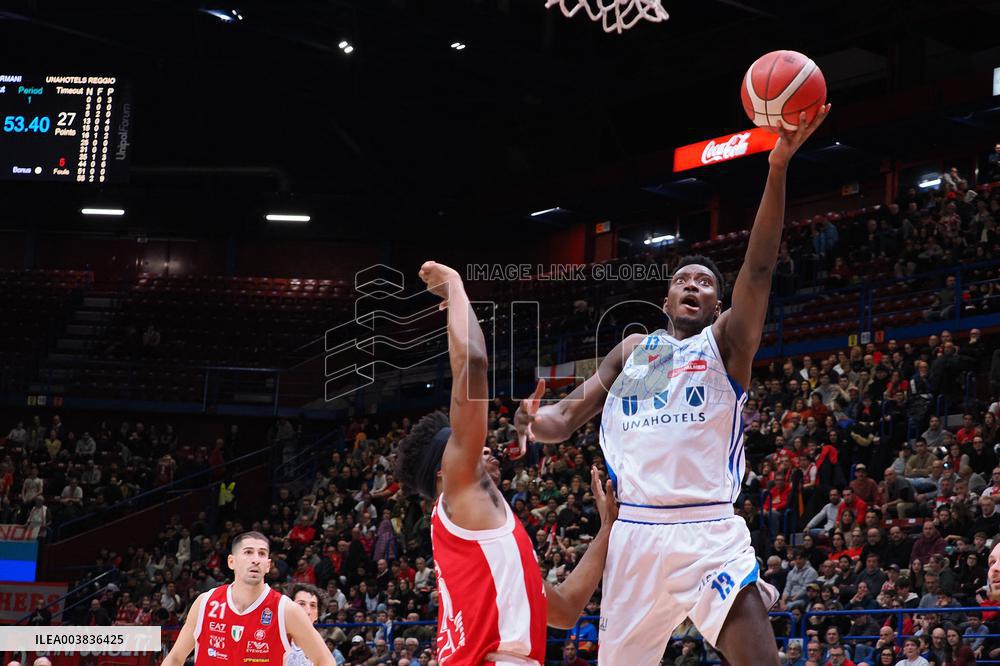 BASKET - Serie A - EA7 Emporio Armani Milano vs Unahotels Reggio Emilia