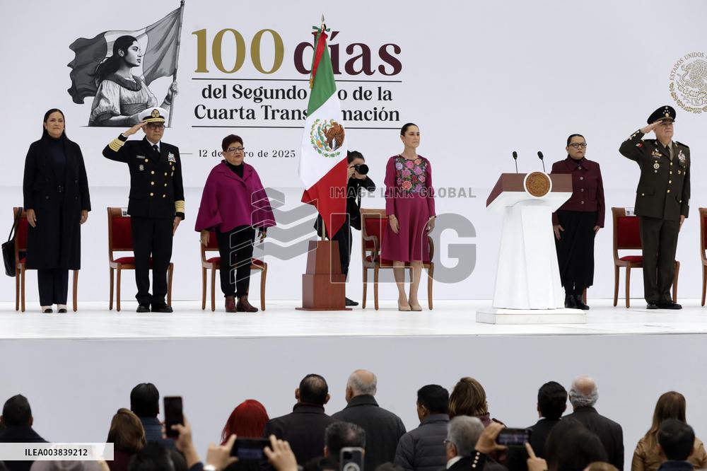 laudia Sheinbaum Mark 100 Days As President Of Mexico