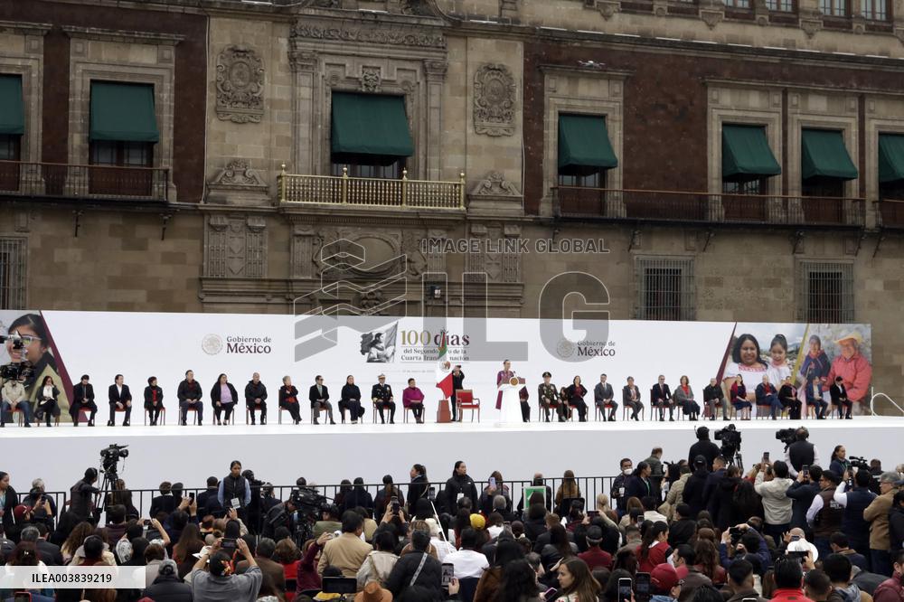 laudia Sheinbaum Mark 100 Days As President Of Mexico