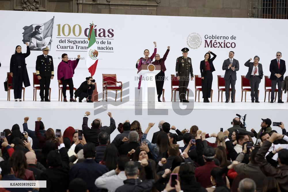 laudia Sheinbaum Mark 100 Days As President Of Mexico