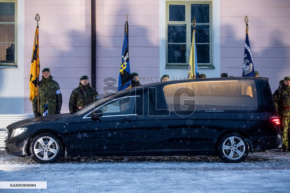 President Arnold Rüütel's memorial service at Toompea