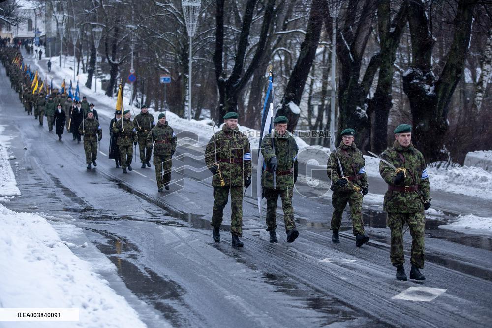 President Arnold Rüütel's memorial service at Toompea