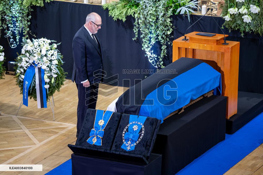 President Arnold Rüütel's funeral service