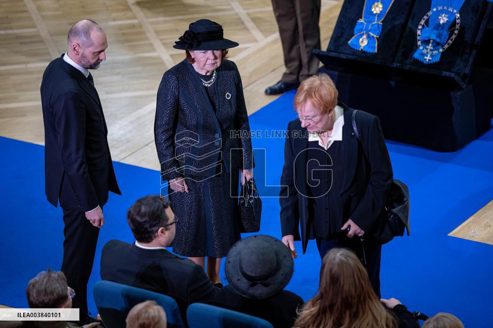 President Arnold Rüütel's funeral service