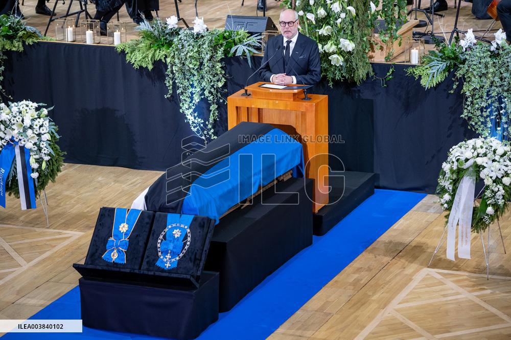 President Arnold Rüütel's funeral service