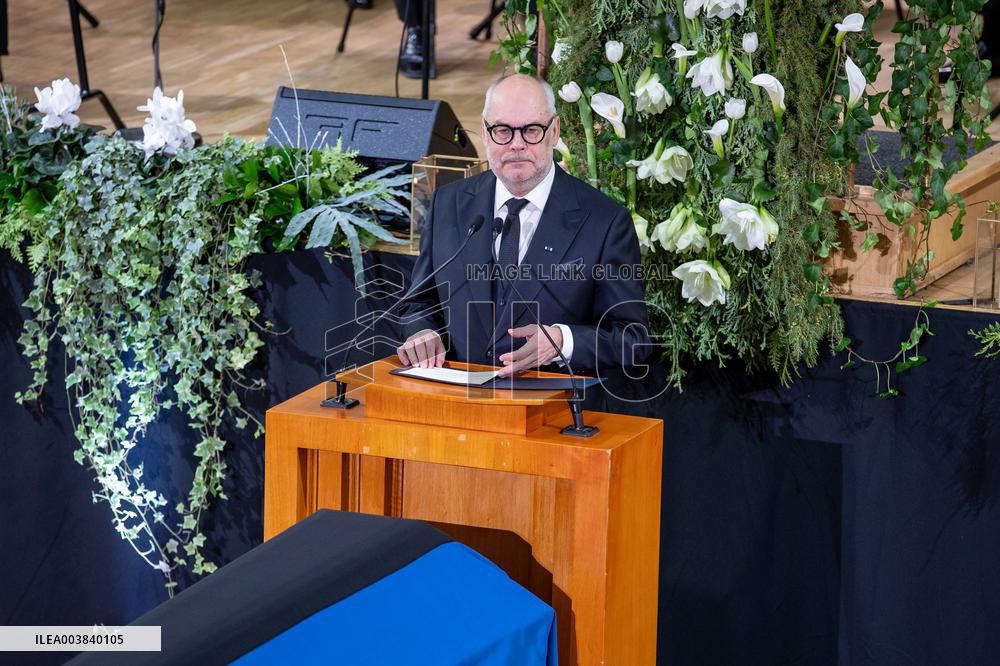 President Arnold Rüütel's funeral service
