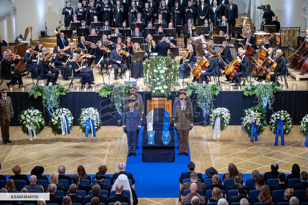 President Arnold Rüütel's funeral service