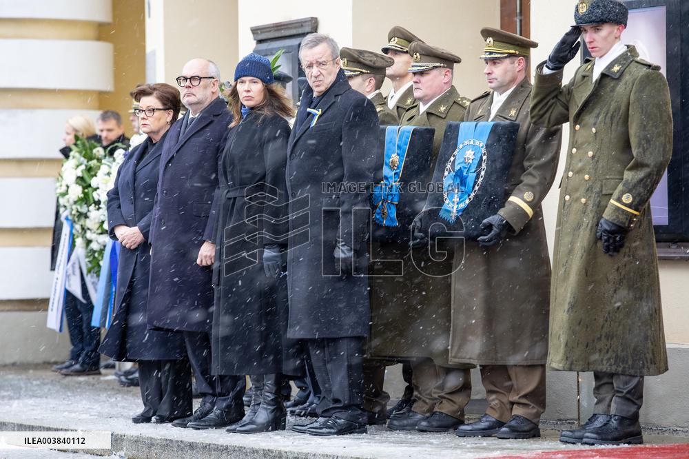 President Arnold Rüütel's funeral service