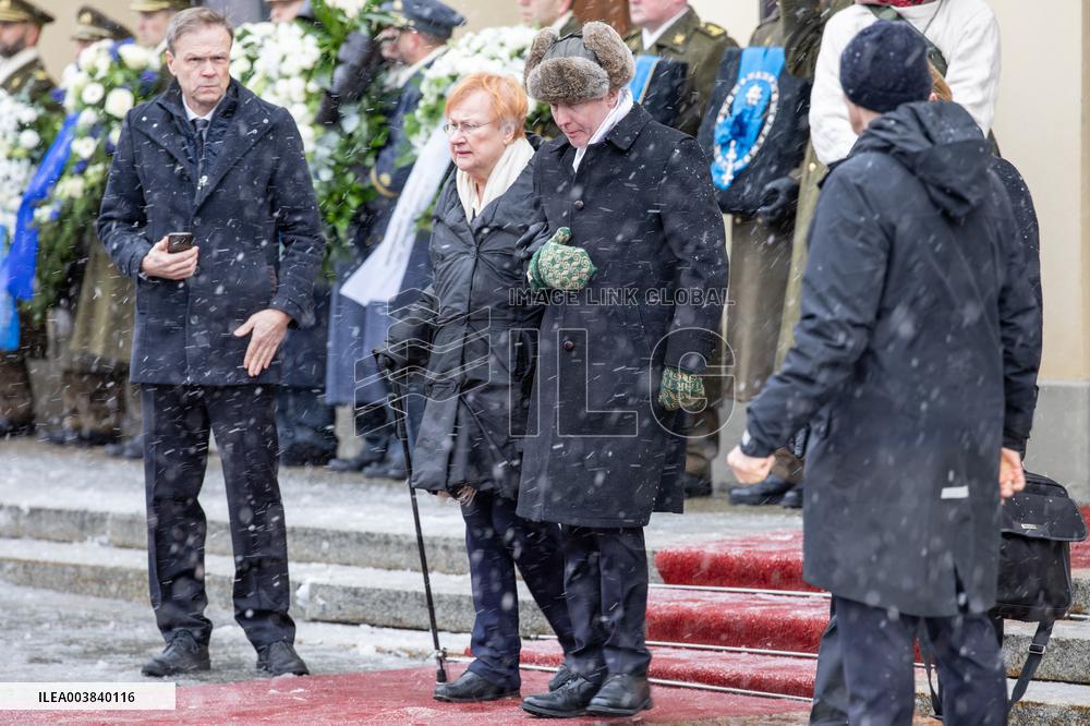 President Arnold Rüütel's funeral service