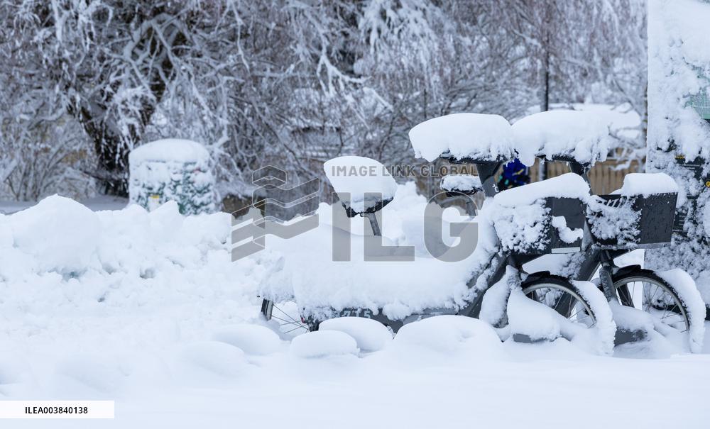 Snowstorm hits Estonia