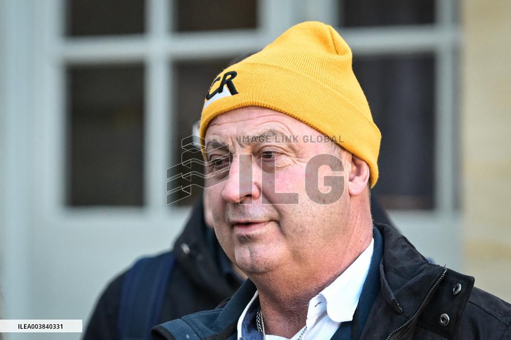 Meetings between general and representative professional agricultural organisations with French Prime Minister Francois Bayrou i