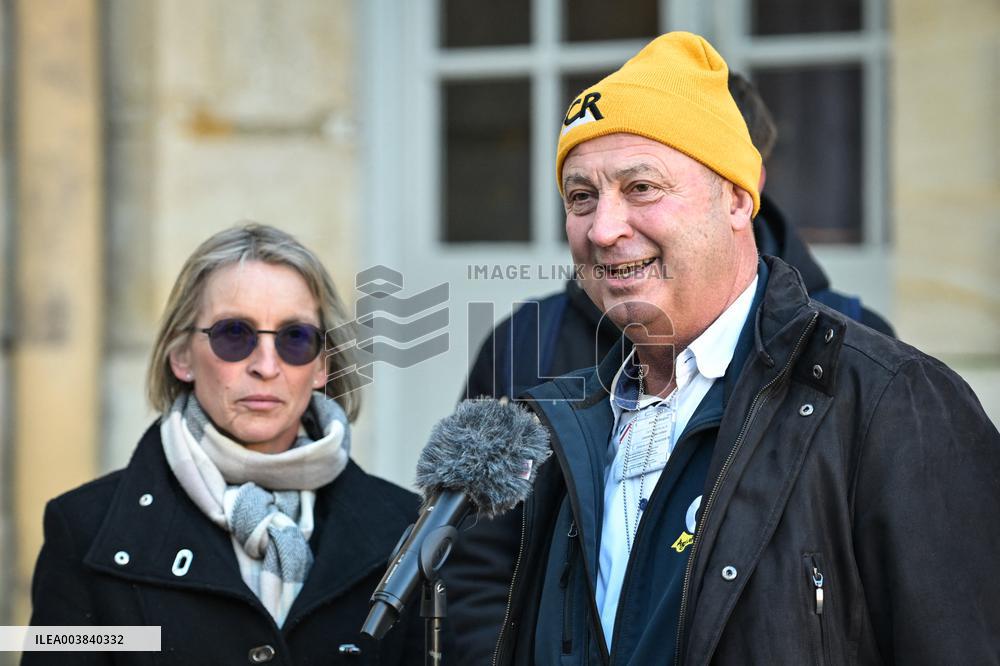 Meetings between general and representative professional agricultural organisations with French Prime Minister Francois Bayrou i