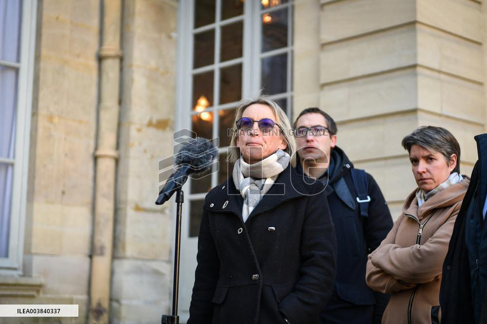 Meetings between general and representative professional agricultural organisations with French Prime Minister Francois Bayrou i