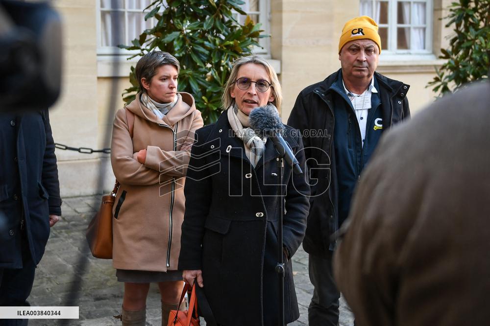 Meetings between general and representative professional agricultural organisations with French Prime Minister Francois Bayrou i