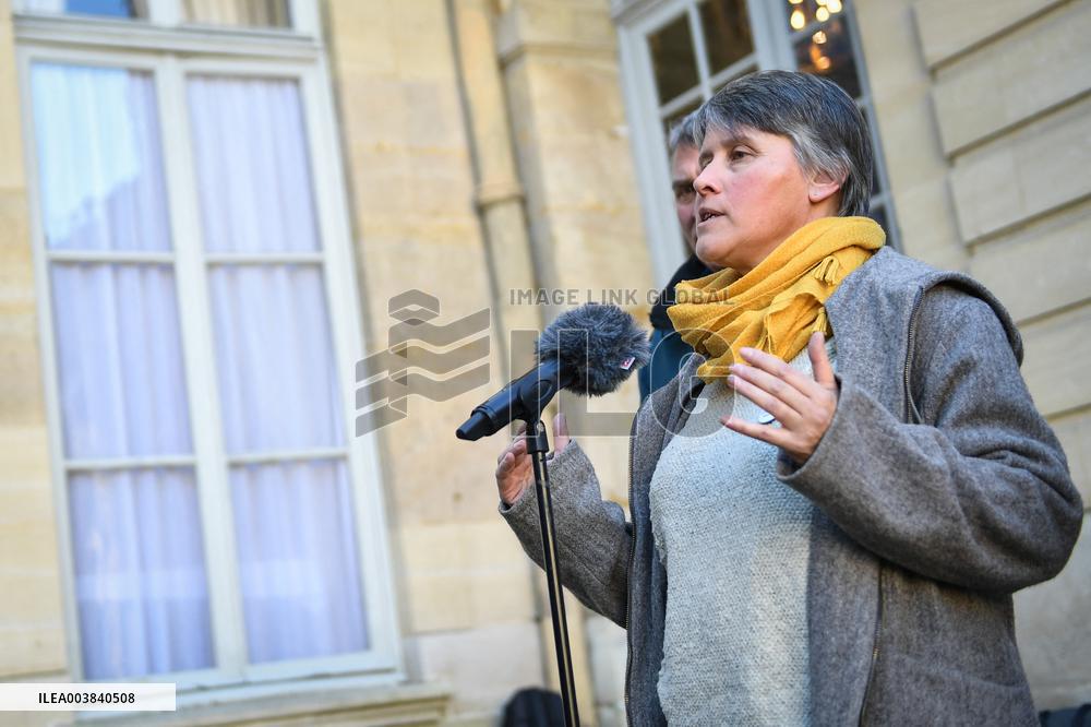 Meetings between general and representative professional agricultural organisations with French Prime Minister Francois Bayrou i