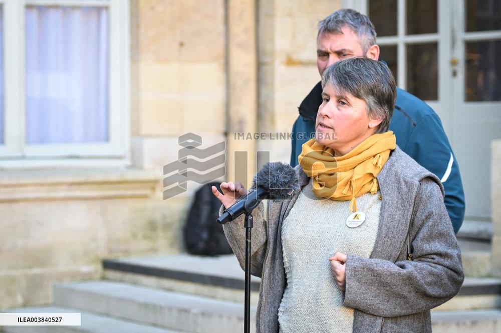 Meetings between general and representative professional agricultural organisations with French Prime Minister Francois Bayrou i
