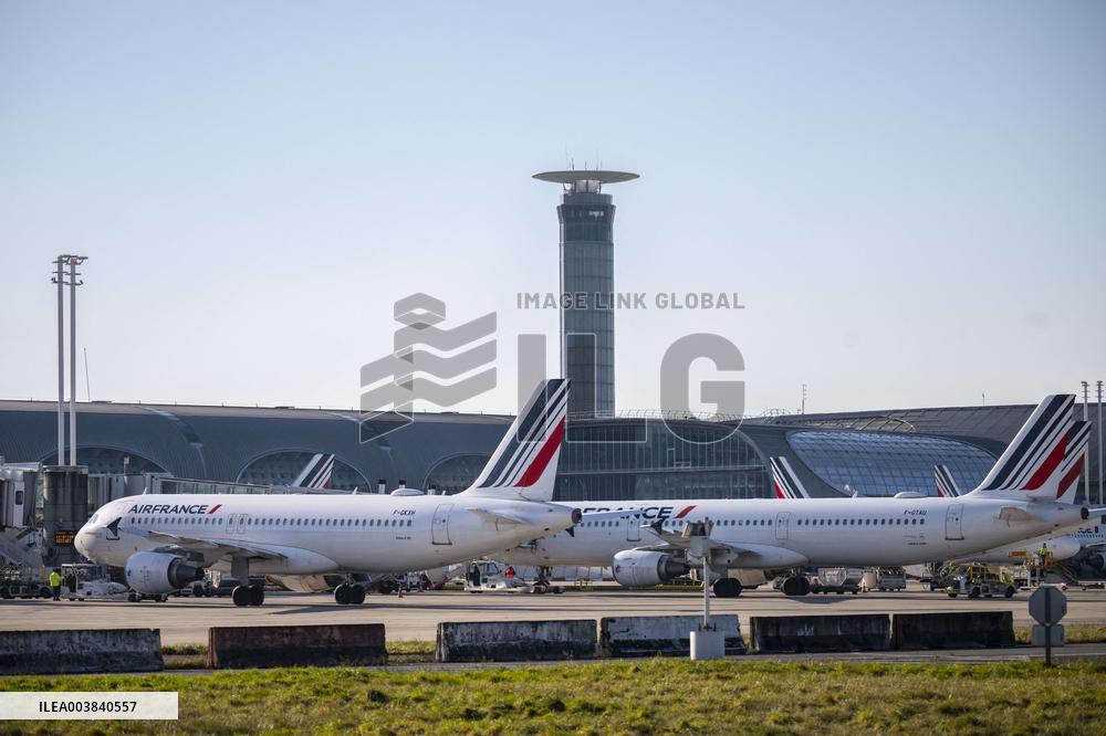 Illustration at Charles de Gaulle Airport in Paris