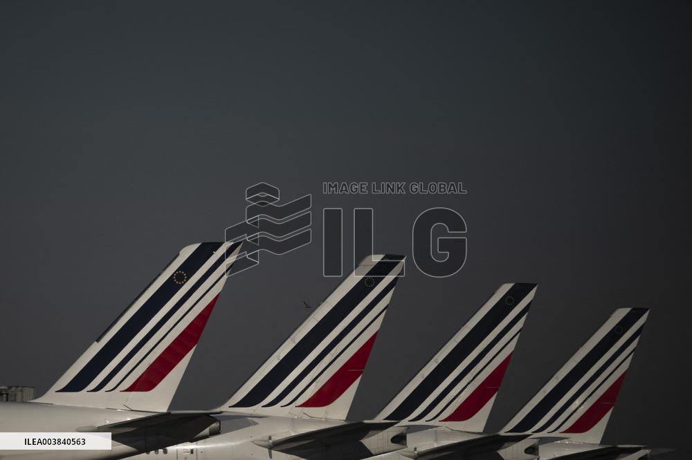 Illustration at Charles de Gaulle Airport in Paris