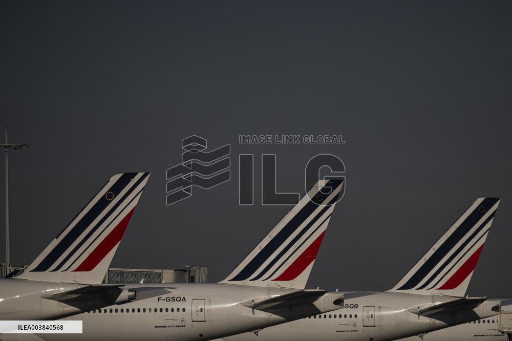 Illustration at Charles de Gaulle Airport in Paris