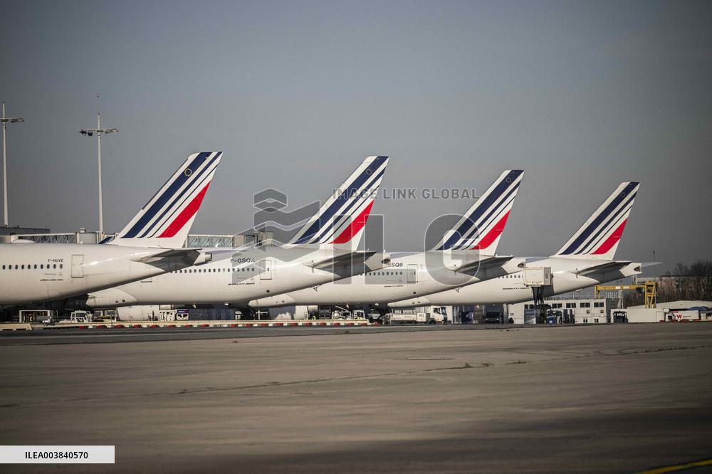 Illustration at Charles de Gaulle Airport in Paris