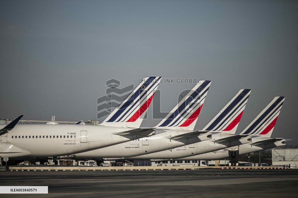 Illustration at Charles de Gaulle Airport in Paris