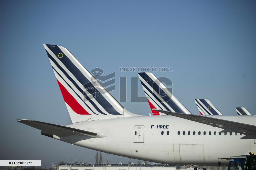 Illustration at Charles de Gaulle Airport in Paris