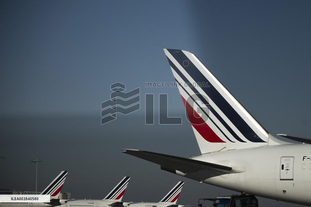 Illustration at Charles de Gaulle Airport in Paris