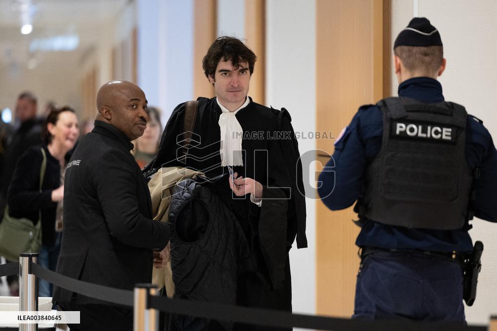 Nicolas Sarkozy trial for illegal campaign financing from Lybia - Paris