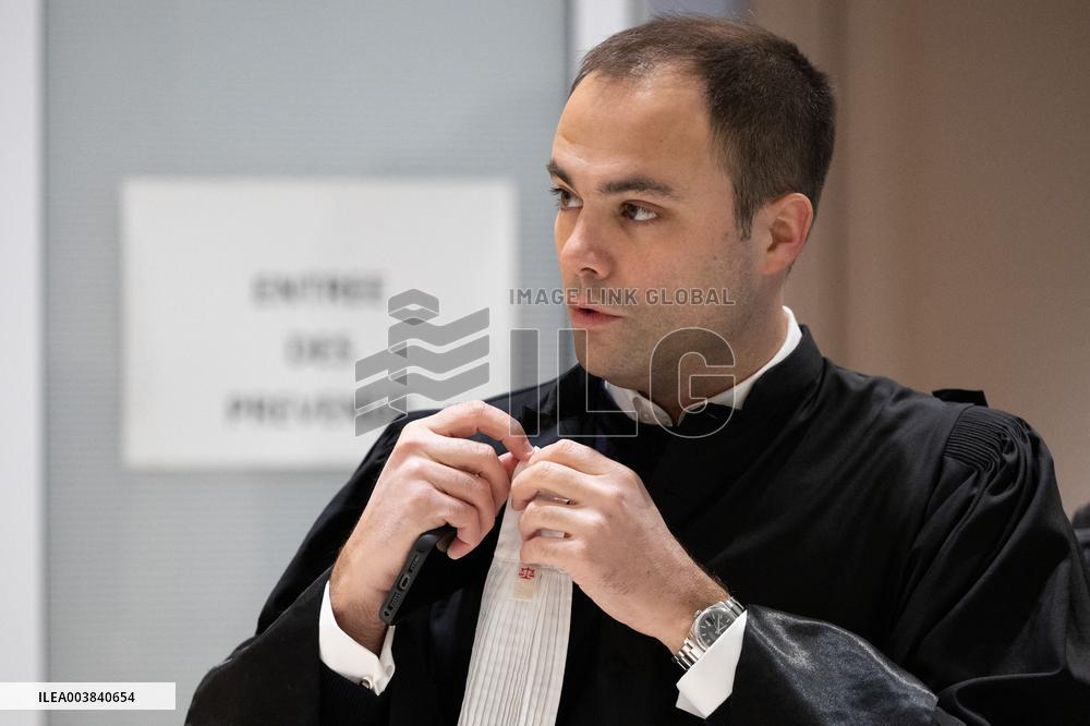 Nicolas Sarkozy trial for illegal campaign financing from Lybia - Paris