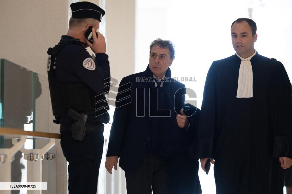 Nicolas Sarkozy trial for illegal campaign financing from Lybia - Paris