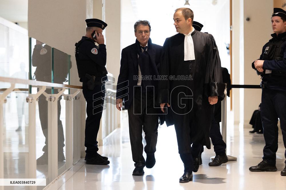 Nicolas Sarkozy trial for illegal campaign financing from Lybia - Paris