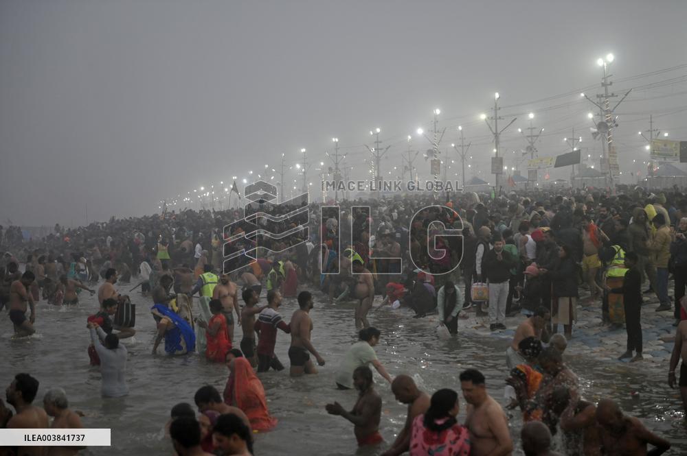 First day of Maha Kumbh Mela - India
