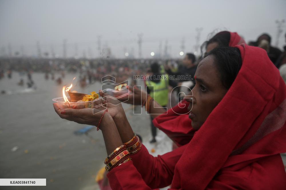 First day of Maha Kumbh Mela - India