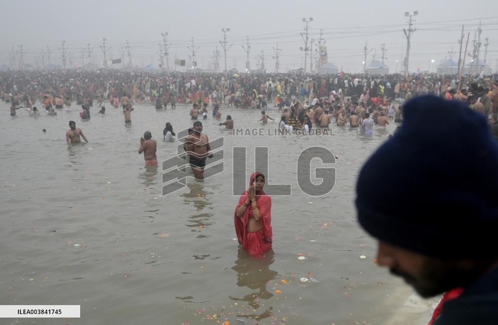 First day of Maha Kumbh Mela - India