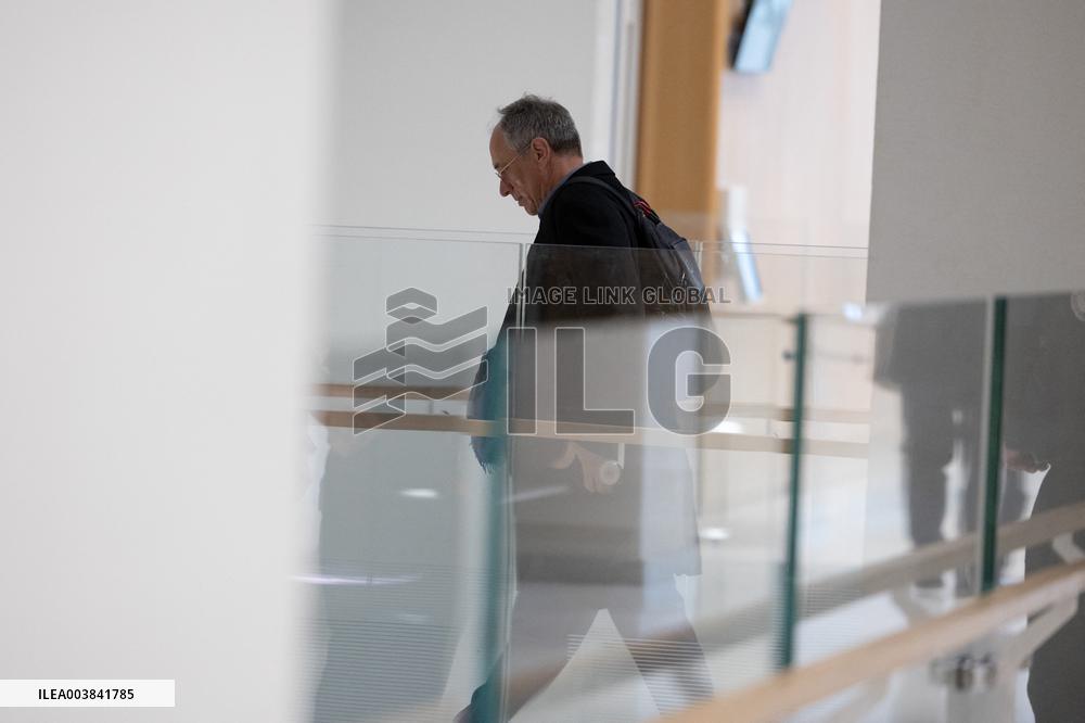 Nicolas Sarkozy trial for illegal campaign financing from Lybia - Paris