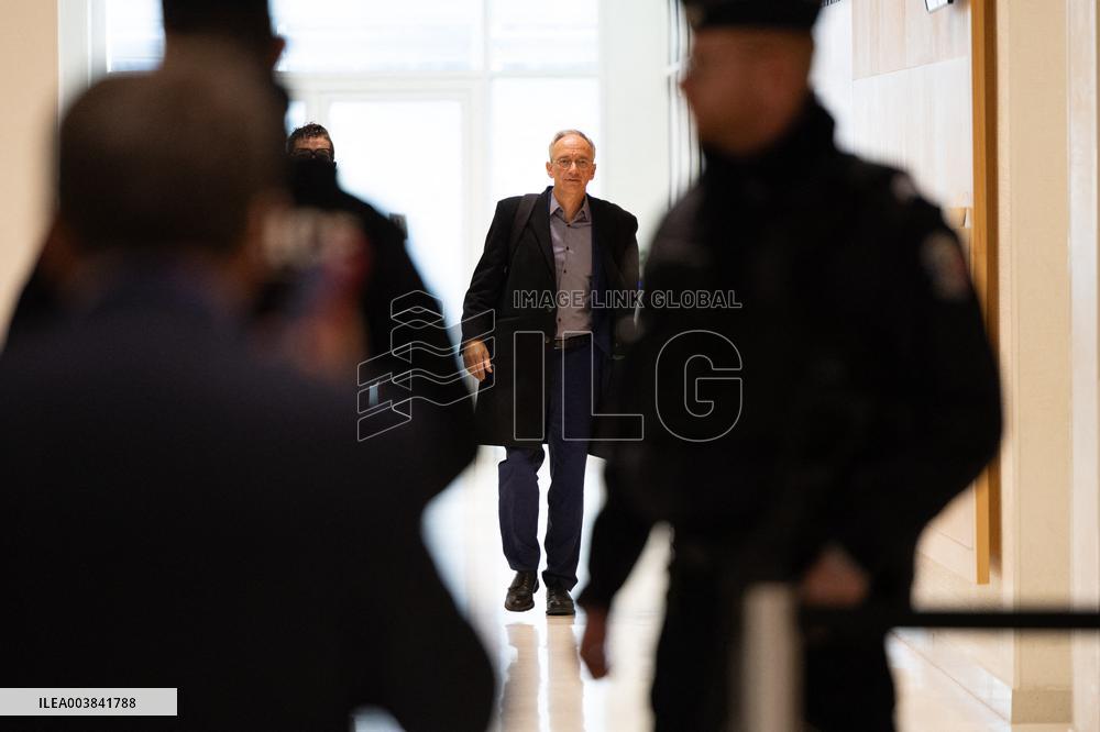 Nicolas Sarkozy trial for illegal campaign financing from Lybia - Paris