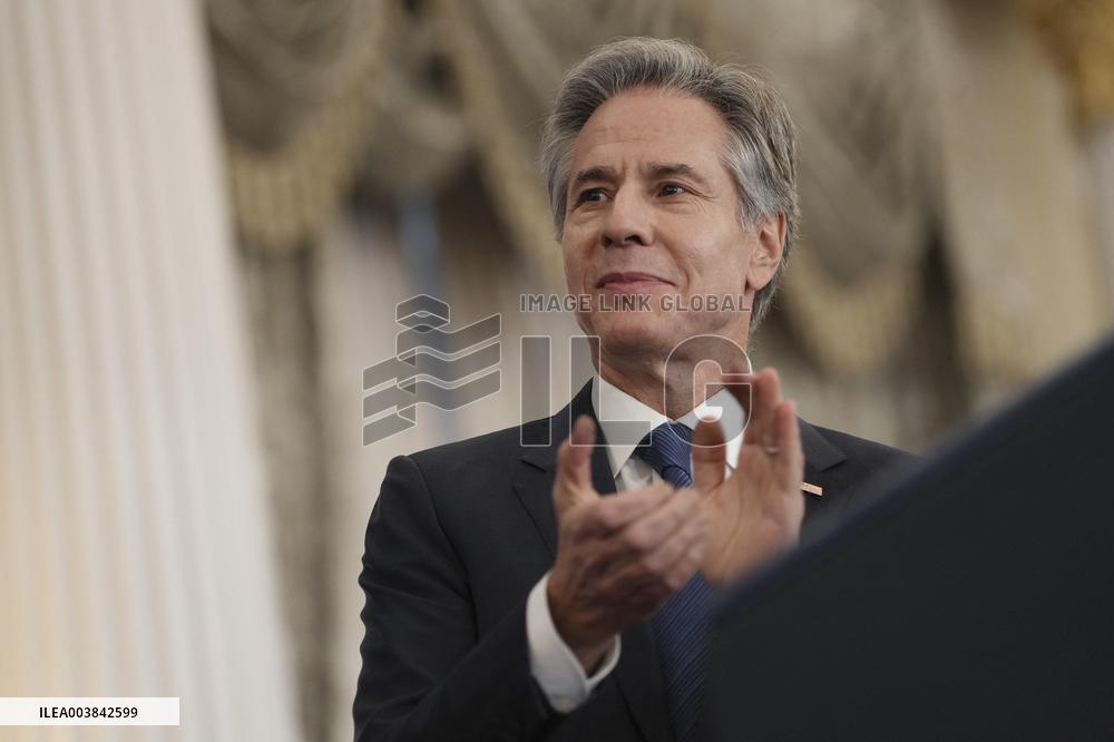 President Joe Biden delivers a foreign policy address