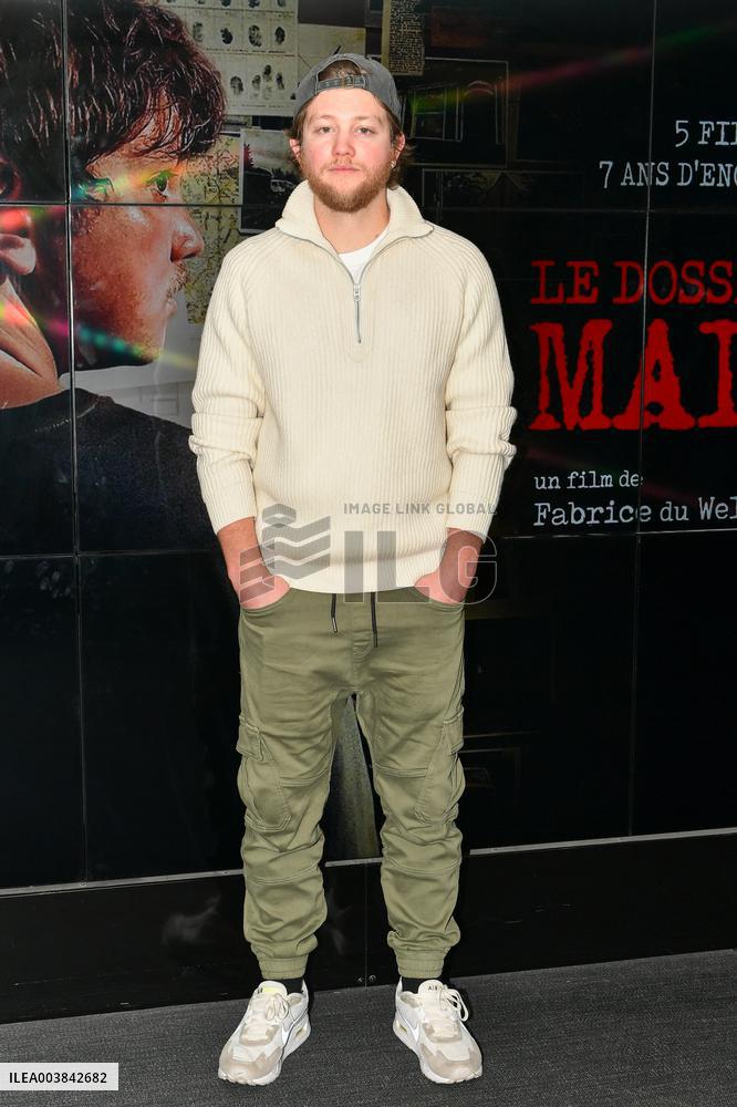 Preview of the film Le Dossier Maldoror in Paris FA