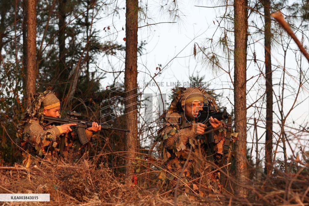 an Actual Combat Training in Ningbo