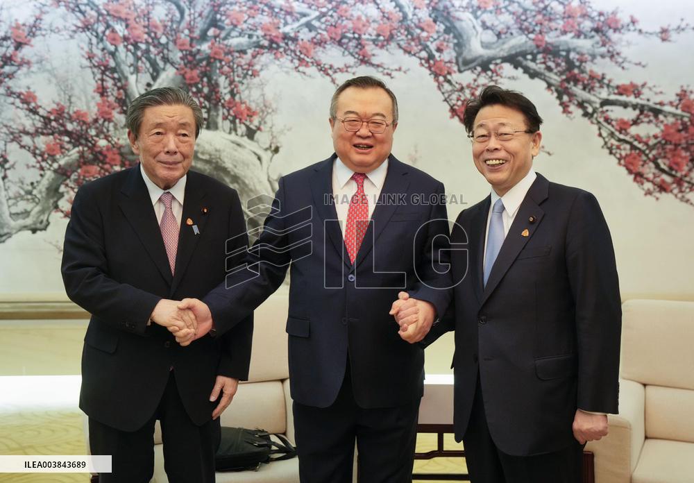 Japan-China dialogue between governing parties in Beijing