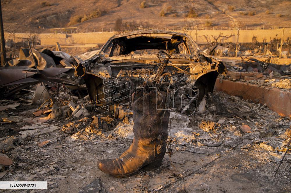 Aftermath Of Los Angeles Wildfires